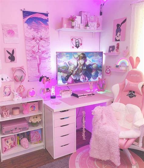 33 Pink Gaming Setup Ideas To Keep Any Gamer Girl Happy Displate Blog