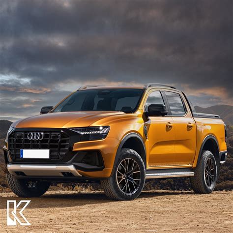 Future Audi Pickup Truck Gets Imagined With Ford Ranger and RS Q8 Digital Cues - autoevolution