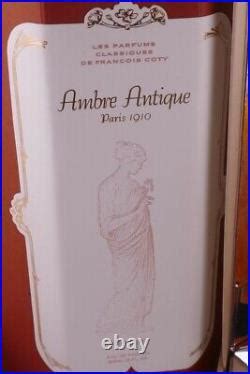 Vintage Ambre Antique Perfume Coty Edition Lalique Perfume Bottle