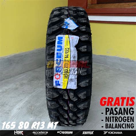 Jual Ban Mobil Ring 13 Ragi Tahu Atau Cangkul Merk Forceum MT 165 80