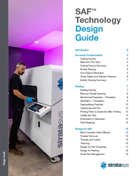 Saf Design Guide Stratasys D Printers