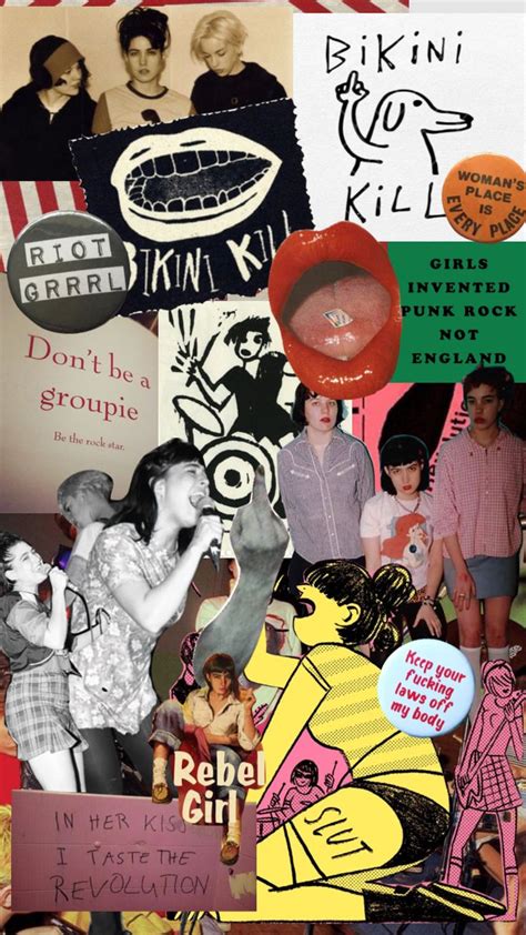 Collage Aesthetic 90s Music Bikinikill Riotgrrrl Riotgirl Riot