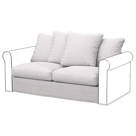 IKEA GRONLID 2-seat sofa-bed section cover - Soferia Slipcovers