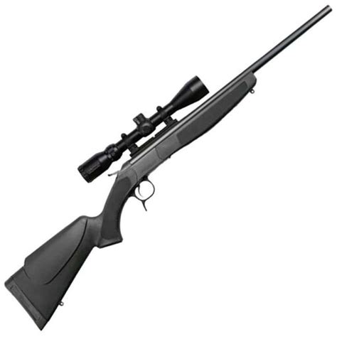 CVA Scout Black Single Shot Rifle - 243 Winchester - 20in For Sale ...