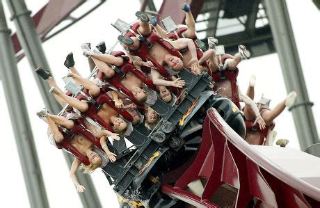 Naked Students Ride Nemesis Rollercoaster Ride Editorial Stock Photo Stock Image