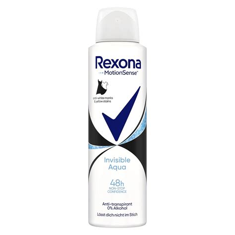 Rexona Motionsense Deo Spray Invisible Aqua Anti Transpirant Mit