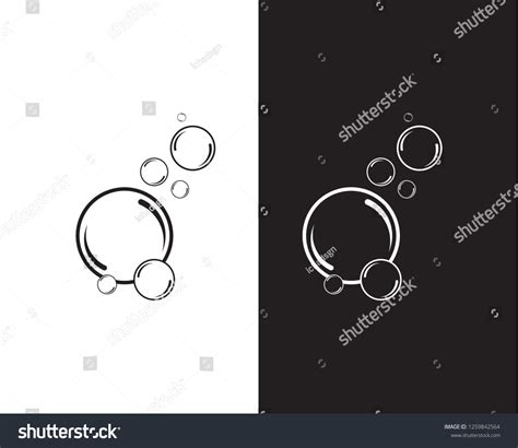 Bubble Logo Template Vector Icon Illustration Stock Vector (Royalty Free) 1259842564 | Shutterstock