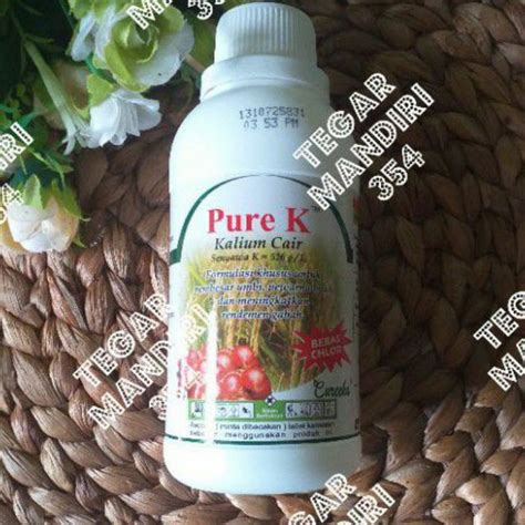 Jual Nutrisi Specialis Pembesar Dan Pewarna Buah Pure K Pupuk Kalium