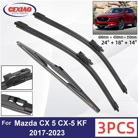 Escobillas De Limpiaparabrisas Delanteras Y Traseras Para Mazda CX 5 CX