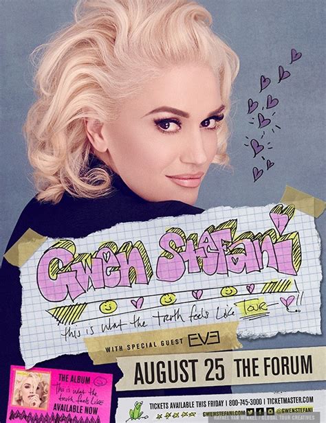 Gwen Stefani This Is What The Truth Feels Like Tour Hafa Design