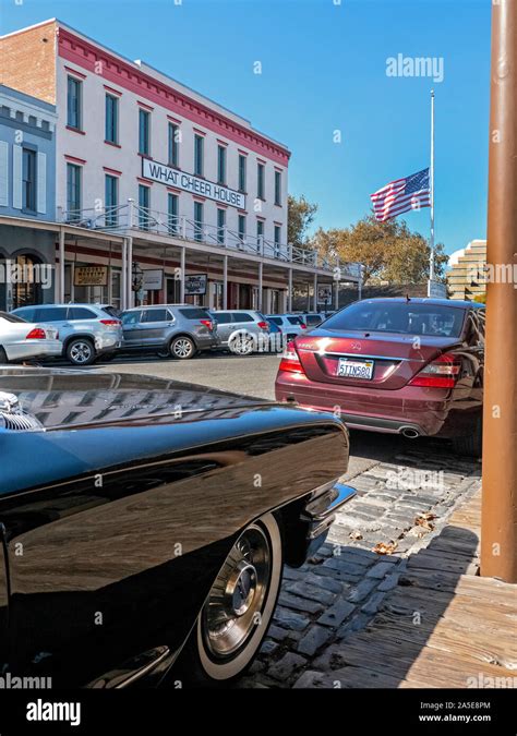 Old Town Sacramento California Usa Stock Photo Alamy