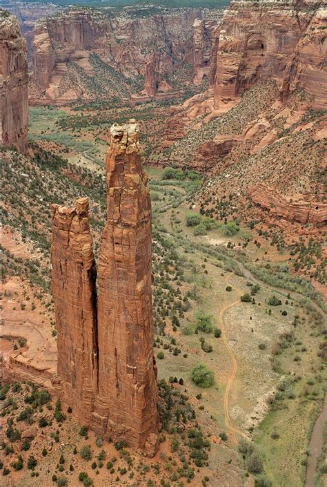 Spider Rock, Canyon De Chelly Stock Image - Image of northern, arizona: 24023121