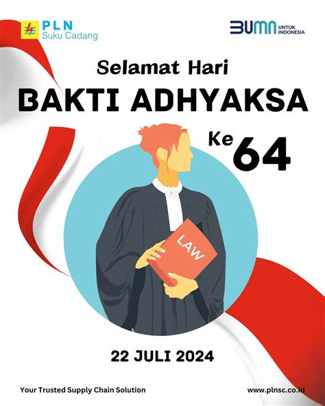 Selamat Hari Adhyaksa 2024 PT PLN Suku Cadang