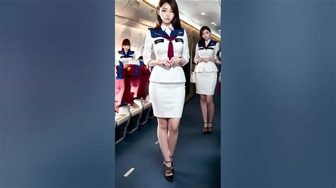 4k Ai 스튜어디스 유니폼 룩북 Stewardess Uniform Lookbook Youtube