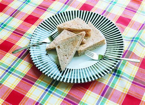 Fondos De Pantalla Comida Pan De Molde Tenedor Plato Desayuno