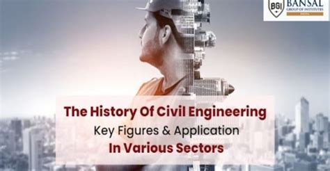 The History Of Civil Engineering Key Figures And Application In Various Sectors Bgi Bhopal