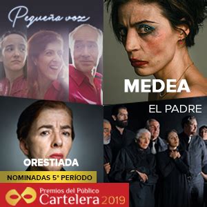 Nominadas al 5 período de los Premios del Público Cartelera 2019