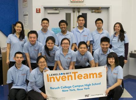 Baruch College Campus High School InvenTeam | Lemelson