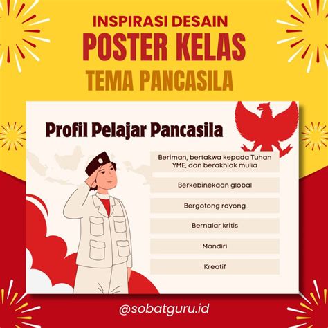 Desain Template Canva Poster Kelas Tema Profil Pelajar Pancasila