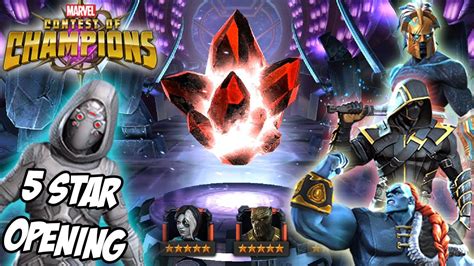 5 Star Basic Cinematic Crystal Opening Marvel Contest Of Champions Youtube