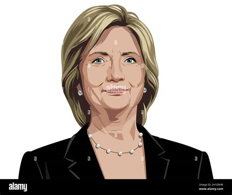 Hillary Clinton Politician Editorial Illustration Usa Stock Photo Alamy