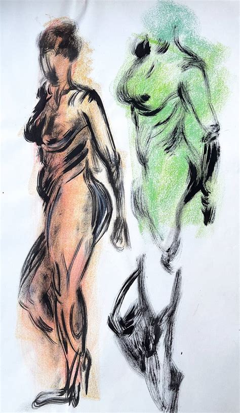 Nude A2 No 8 Painting By Virinpon Arunwiram Saatchi Art