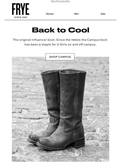 The Frye Company Our Campus Boot The Original Influencer Milled