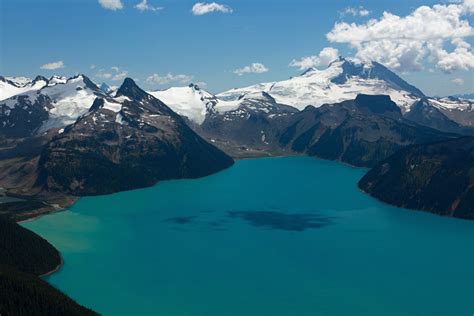 Mount Garibaldi and Garibaldi lake from the Panorama Ridge