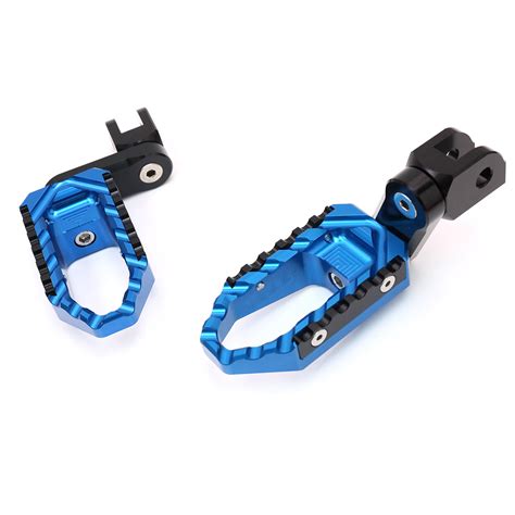 Blue Cnc Front Foot Pegs Tour Mm Adjustable For Gsxr