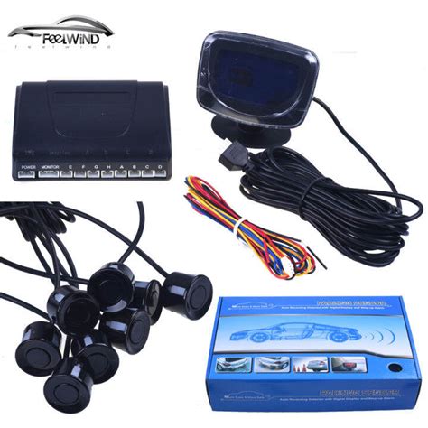 Car Parking Sensors Weatherproof Rear Front View Reverse Backup Radar