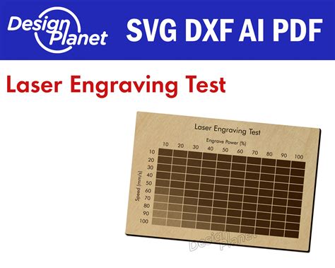 Lasergravur Testdatei Laser Tools Svg Laser Test Template Etsy Schweiz