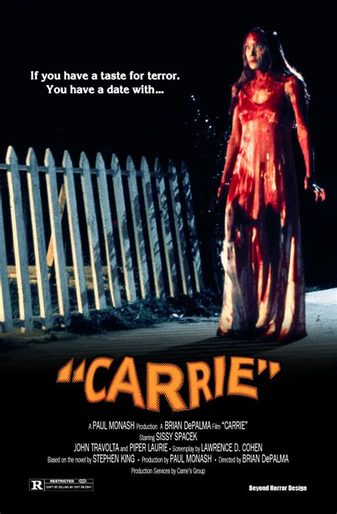 Carrie 1976 Poster A Beyond Horror Designpng 퍼블릭도메인