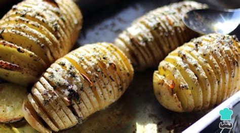 Patatas Hasselback Fácil