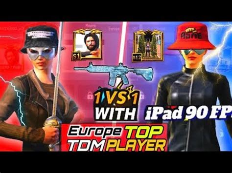 OMG EUROPE BEST TDM PLAYER SHOCKED ME 1 V1 TDM PUBG MOBILE YouTube