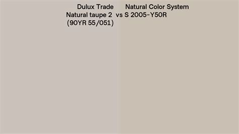 Dulux Trade Natural Taupe 2 90yr 55051 Vs Natural Color System S