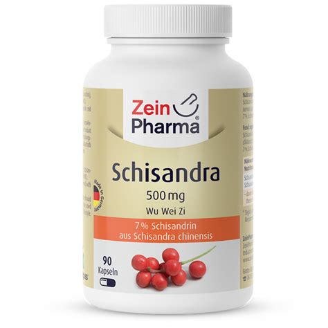 ШИЗАНДРА / SCHISANDRA 500 mg – ZeinPharma - 90 капсули