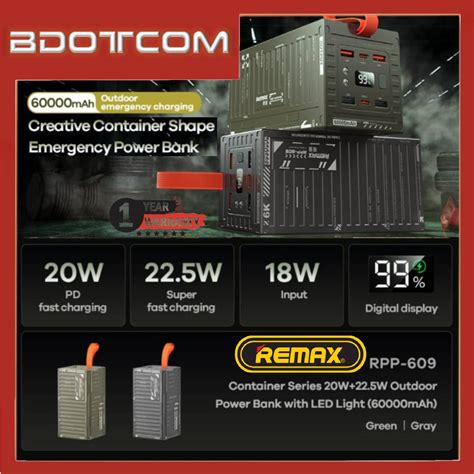 Remax Rpp Container Series W W Outdoor Fast Charging Power