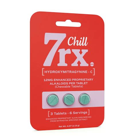 7rx Chill 7 Oh Kratom Tablets Buy Now At Payless Kratom