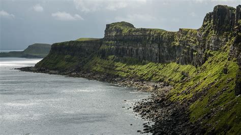 Kilt Rock And Mealt Falls Viewpoint Isle Of Skye Scotland Uk Oc