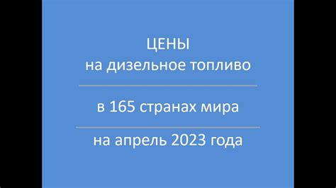 Цены на дизельное топливо в 165 странах мира #дизельноетопливо #цены # ...