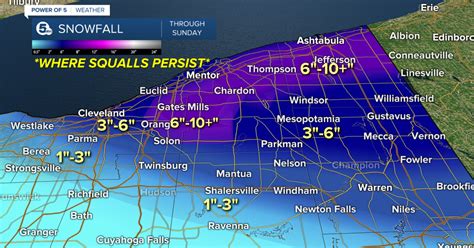 FORECAST: Lake effect snow warning