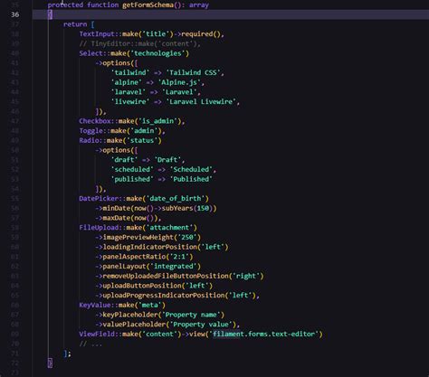 Laravel filament form components not rendering properly. · Issue #4293 ...