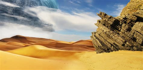 Desert Planet Landscape by Kejsj on DeviantArt