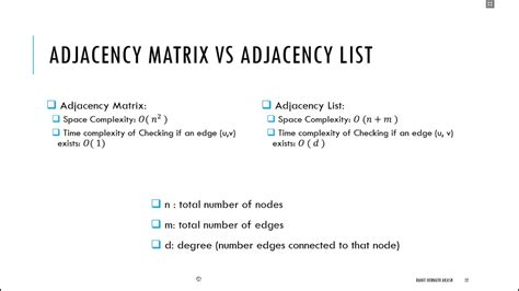 Difference Between Adjacency Matrix And Adjacency List Design Talk