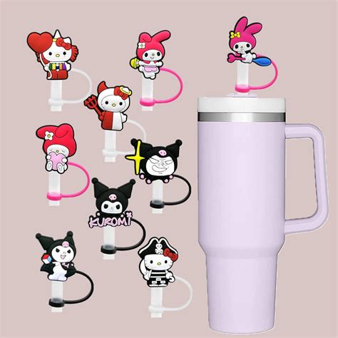 Hello Kitty Straw Topper Kuromi Straw Topper Etsy