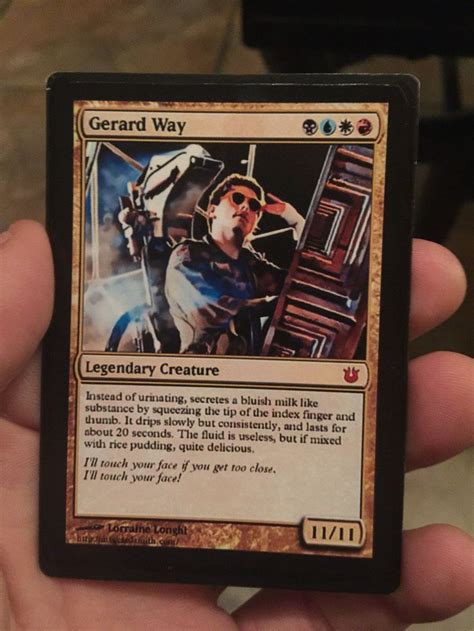 Gerard Way On X Gerard Way My Chemical Romance Cards