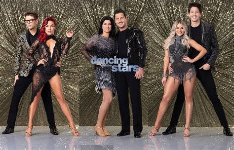 the dancing stars are posing for a photo