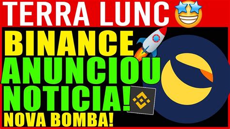 LUNC URGENTE BINANCE ANUNCIOU PARA COMUNIDADE SOBRE USTC NOTICIAS