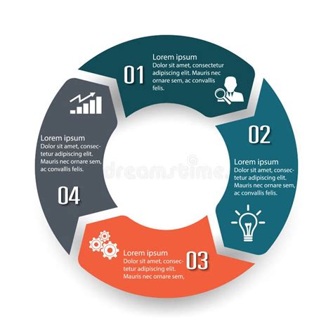 Infographic的圈子 图、图表、介绍和图的模板 也corel凹道例证向量 向量例证 插画 包括有 模式 忠告 62688243