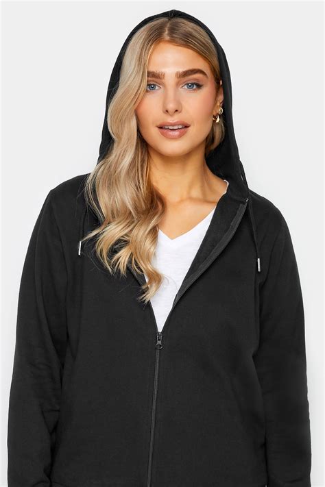 Mandco Black Essential Zip Through Hoodie Mandco